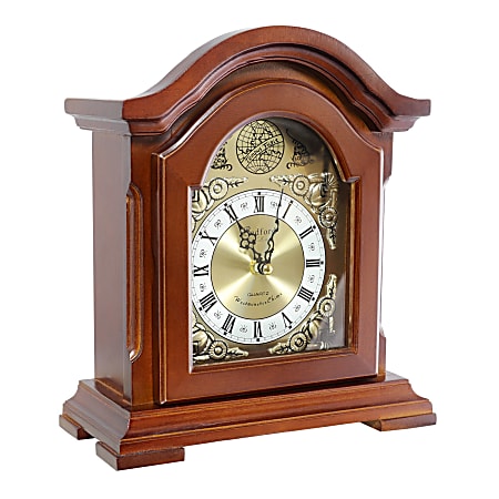 Bedford Clocks Mantel Clock, 9-1/2”H x 11-3/16”W x