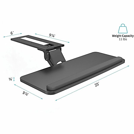 Lorell Universal Keyboard Tray - 5 Lorell Universal Keyboard Tray - 5