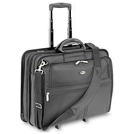 Targus® XL Rolling Notebook Case, 17", Black