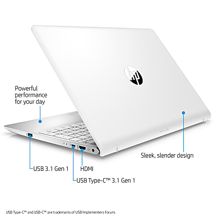 HP 15 ck075nr Pavilion Laptop 15.6 Touch Screen 8th Gen