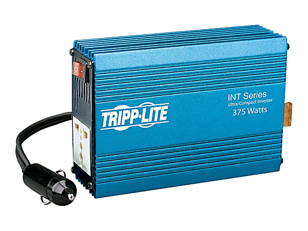 Tripp Lite Ultra-Compact Car Inverter 375W 12V DC to 230V AC 1 Universal Outlet - DC to AC power inverter - 12 V - 375 Watt - output connectors: 1