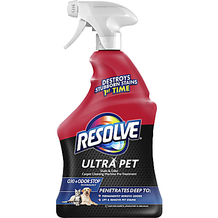 Resolve® Ultra Stain/Odor Remover Spray For Pets, 32 Oz Bottle