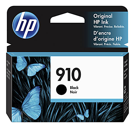 HP 910 Black Ink Cartridge, 3YL61AN