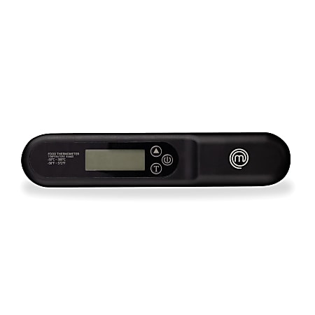 MasterChef Wireless Digital Food Thermometer, 15/16” x 10-5/8” x 6-3/4”, Black