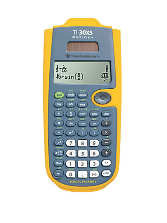 Texas Instruments Ti-30xs Multiview Solar Scientific Calculator TI30XS for sale online 