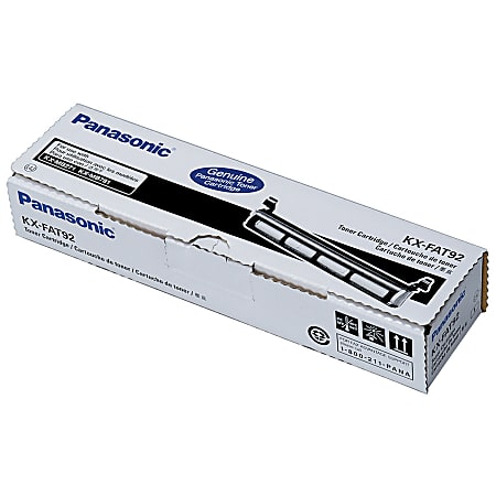 Panasonic&reg; KX-FAT92 Black Toner Cartridge
