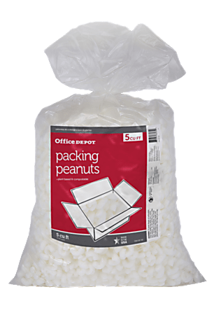 Office Depot Brand Loose Fill Packing Peanuts 5 Cu Ft Office Depot