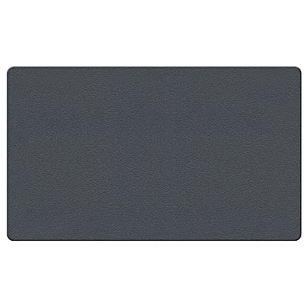 Ghent Fabric Bulletin Board With Wrapped Edges, 36" x 46-1/2", Gray