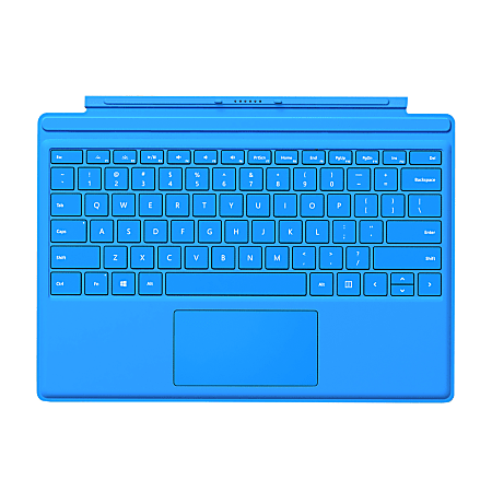 Microsoft® Surface Pro 4 Type Cover, Blue, QC7-00003