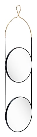 Zuo Modern Zodiac Round Mirror, 41-1/8"H x 11-13/16"W