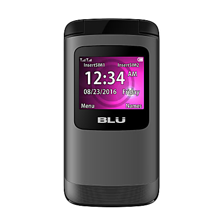 BLU Zoey Flex Z130 Cell Phone, Black