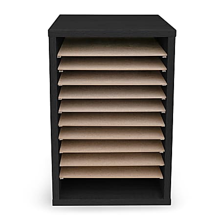 Alpine 11 Compartment Vertical File Organizer 16 14 H x 10 34 W x 11 ...