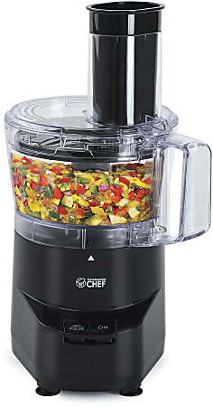 Commercial Chef 4-Cup 2-Speed Food Processor, Black
