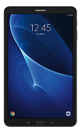 Samsung Galaxy Tab® A Wi-Fi Tablet, 10.1" Screen, 2GB Memory, 32GB Storage, Android 9.0 Pie, Black, SM-T510NZKAXAR