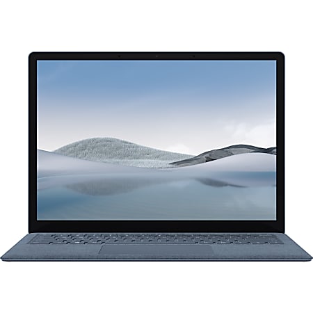 Microsoft Surface Laptop 4 13.5" Touchscreen Notebook - QHD - 2256 x 1504 - AMD Ryzen 5 4680U Hexa-core (6 Core) 2.20 GHz - 16 GB RAM - 256 GB SSD - Ice Blue - AMD Radeon Graphics, Intel Iris Plus Graphics