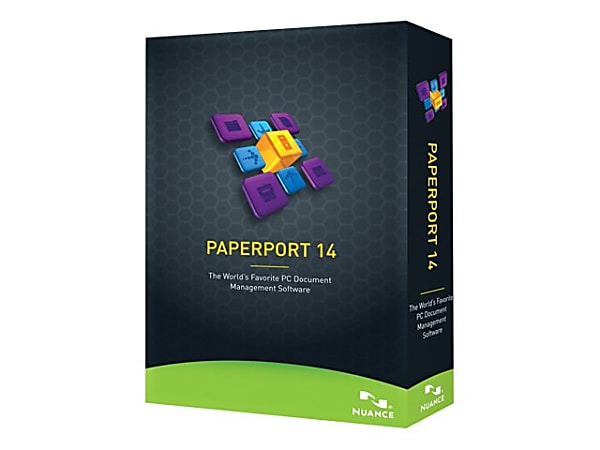 Kofax PaperPort Standard, (v. 14), English, French, United States, 1-User, For Windows®, Disc