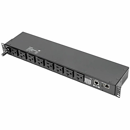 Tripp Lite 1.9kW Single-Phase Switched PDU, LX Platform Interface, 120V Outlets (8 5-15/20R), NEMA L - PDUMH20NET2LX
