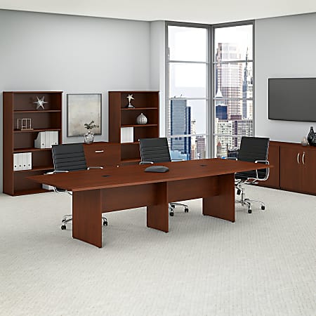 Bush Business Furniture 120 W x 48 D Boat Shaped Conference Table