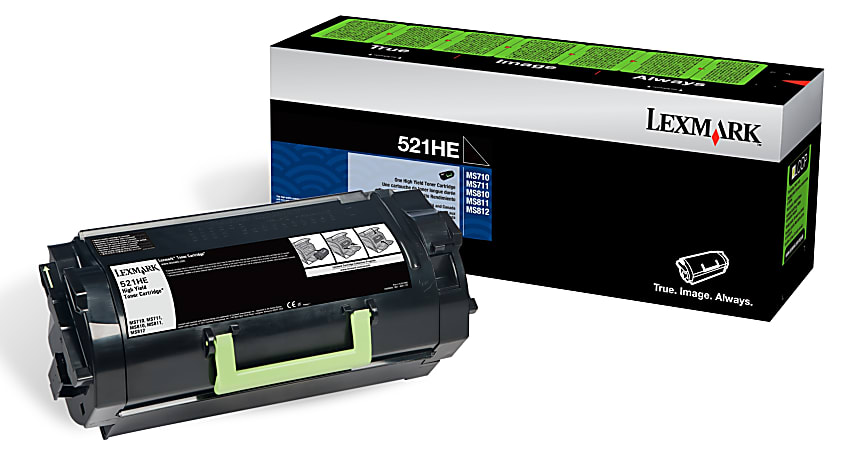 Lexmark™ 52D1H0E Black Contract High Yield Toner Cartridge