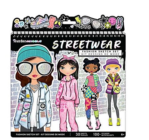 Fashion Angels Streetwear Fashion Portfolio Craft Kit