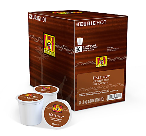 Diedrich Coffee Light Roast Single-Serve Coffee K-Cup®, Hazelnut, Carton Of 24