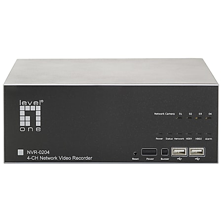 LevelOne NVR-0204 Network Video Recorder 4-CH