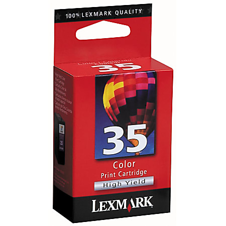 Lexmark™ 35 High-Yield Tri-Color Ink Cartridge, 18C0035