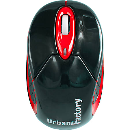Urban Factory Wireless Bluetooth® Mouse, Red