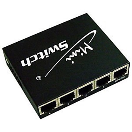 Bytecc Mini switch BT-555 Ethernet N-way Switch - 5 x 10/100Base-TX