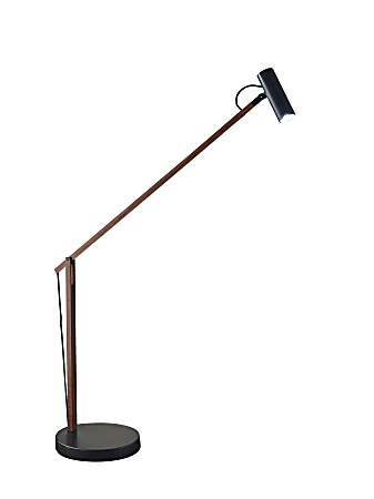 Adesso® ADS360 Crane LED Desk Lamp, 32 1/2"H, Black