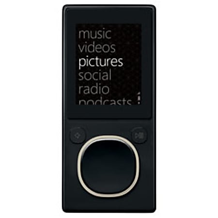 Microsoft® Zune™ 8GB Digital Media Player, Black