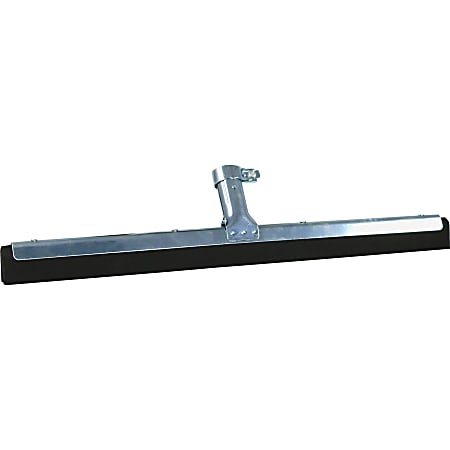 Unger WaterWand Standard 22" Squeegee Head - 22" Foam Rubber Blade - Disposable, Sturdy - Black, Silver - 10 / Carton