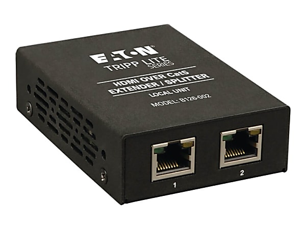 Eaton Tripp Lite Series 2-Port HDMI Over Cat5/Cat6 A/V Extender/Video Splitter 1080p 150' - Video/audio extender - B126002