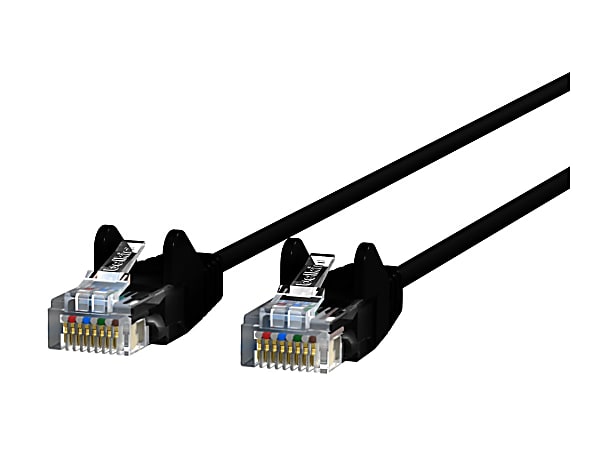 Belkin Cat.6 UTP Patch Network Cable - 5 ft Category 6 Network Cable for Network Device - First End: 1 x RJ-45 Network - Male - Second End: 1 x RJ-45 Network - Male - Patch Cable - 28 AWG - Black