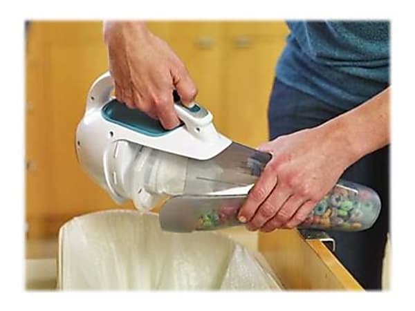 Black Decker 14.4V Lithium Ion DustBuster 20.60 fl oz Bagless Battery  Rechargeable 14.4 V DC - Office Depot