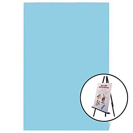 Office Depot® Brand Foam Boards, 20" x 30", Sky Blue, Pack Of 2