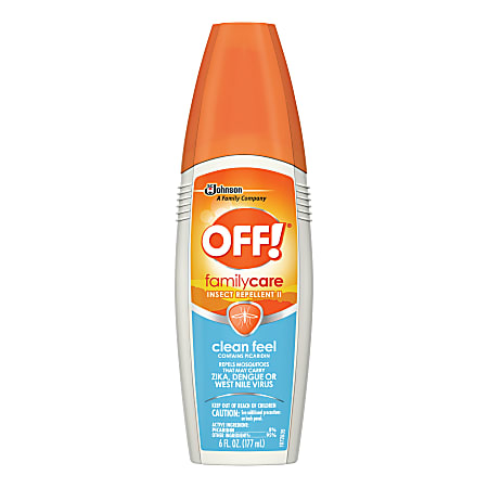 OFF! FamilyCare Insect Repellent Spray, 6 Oz