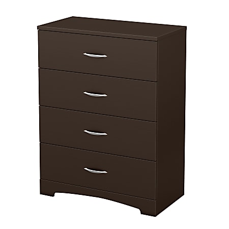 South Shore Step One 4-Drawer Chest, Chocolate