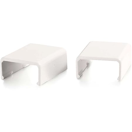 C2G Wiremold Uniduct 2700 Cover Clip - White - White - Polyvinyl Chloride (PVC)