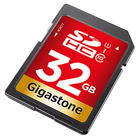 Dane Elec Gigastone Class 10 UHS I U1 SDHC Cards 32GB Pack Of 2