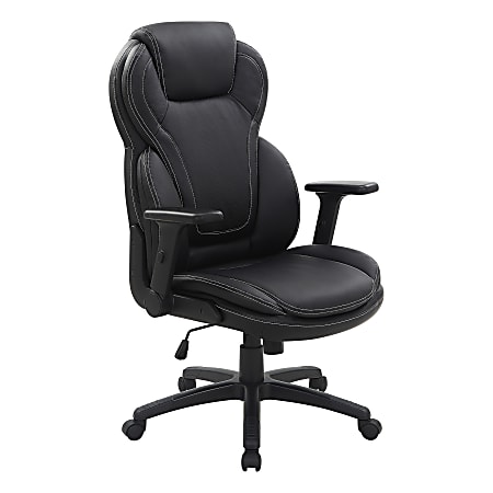 HON Pillow Soft Ergonomic Fabric High Back Executive Office Chair Black -  Office Depot