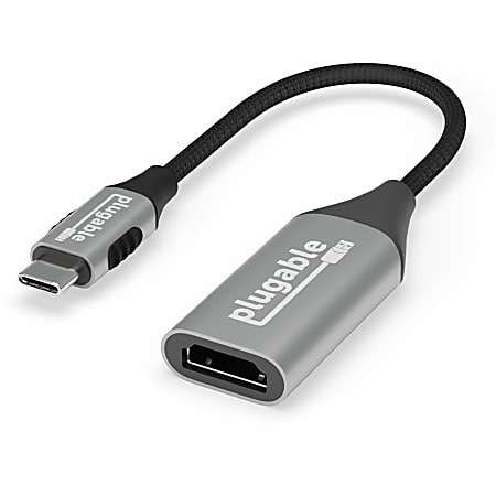 Plugable - Adapter cable - 24 pin USB-C male to HDMI male - 4K support