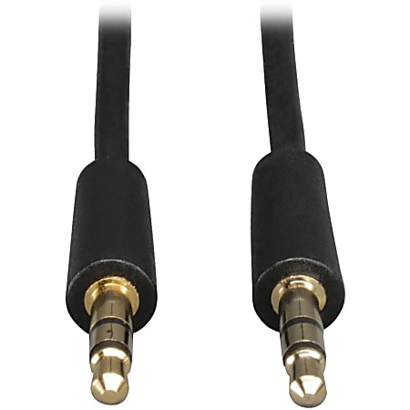 Tripp Lite 3.5mm Mini Stereo Audio Cable, Black