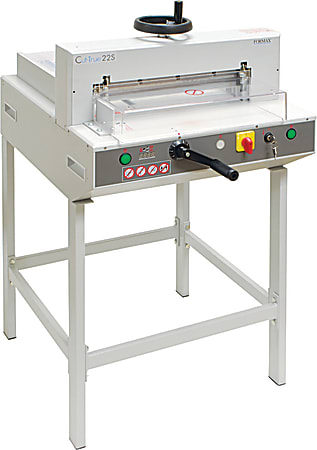 Formax Cut-True 22S Semi-Automatic Guillotine Paper Cutter With LED Laser Line, 16.9"