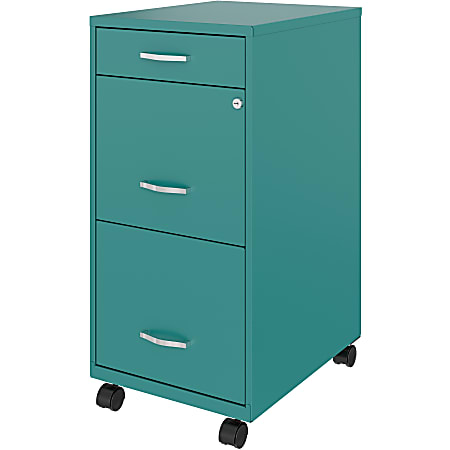 Hirsh Space Solutions SOHO Organizer 18 D Vertical 3 Drawer Mobile