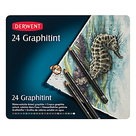 Derwent Graphitint Pencil, Set of 24