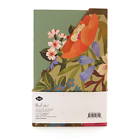 Denik Flaming Garden Skinny Notebook Box Set, Total Qty 1