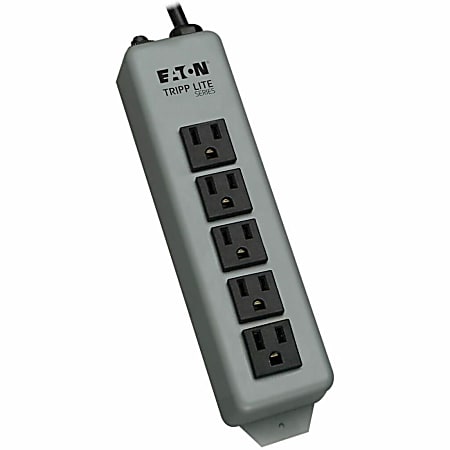 Eaton Tripp Lite Series Industrial Power Strip, 5-Outlet, 15 ft. (4.6 m) Cord, Switchless - Power distribution strip - 60215