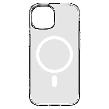 Cygnett AeroMag MagSafe-Compatible Protective Case For iPhone 15, Clear, CY4578CPAEG