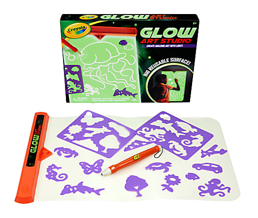 Crayola Glow Art Studio Glow in the Dark Studio for Kids